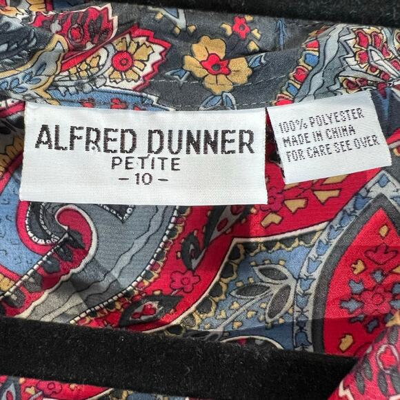 Alfred Dunner Petite Vintage Size 10 Floral Paisley Elastic Waist 2-Piece Skirt - Picture 4 of 12